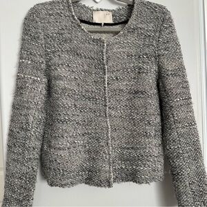 IRO Boucle Tweed Sweater Jacket Size 3 (Large)